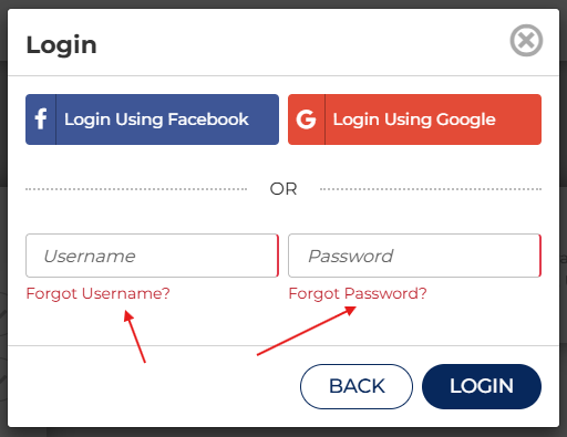 Forgot-Username-Password